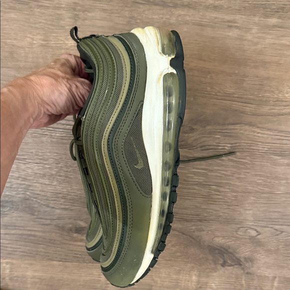 Nike Air Max 97 Medium Olive White Women’s Size 8.5 - Picture 4 of 7